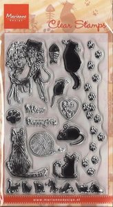 Marianne Design Clear Stamp | Sweet Kitty