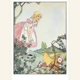Postcard | Alice's avonturen in Wonderland