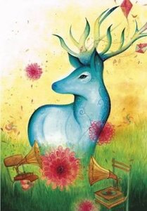 Jehanne Weyman Soft Touch Postcard | The Deer