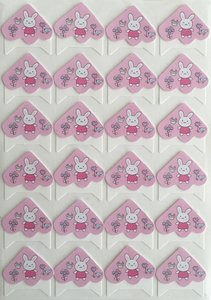 Fotohoekjes Stickers | Pink Rabbit