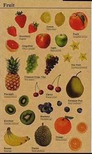 Kraft Stickers | Fruit