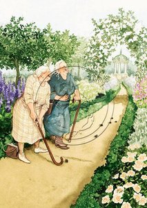 Inge Look Nr. 06 Postkarte | Old Ladies Aunties