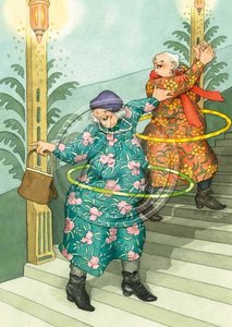 Inge Look Nr 47 Ansichtkaart | Old Ladies Aunties