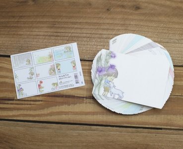 Amy and Tim Memo Notepaper Set
