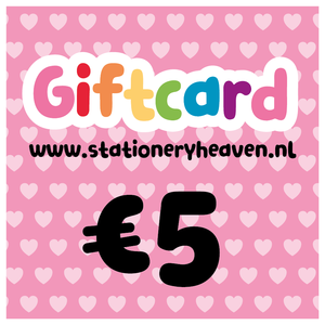 Stationery Heaven Geschenkkarte - 5 euro