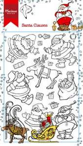 Marianne Design Clear Stamp | Hetty's Santa Claus