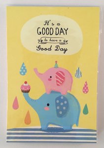 Good Day Medium Memopad | Elephants