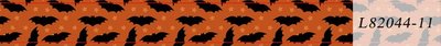 Halloween Washi Tape | Orange with Bats and Stars