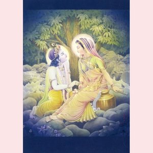 Ansichtkaart Pieter Weltevrede | Krishna & Radha VII