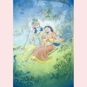Postcard Pieter Weltevrede | Krishna & Radha I