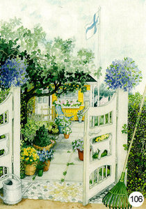 Inge Look Nr. 106 Ansichtkaart Garden | Garden