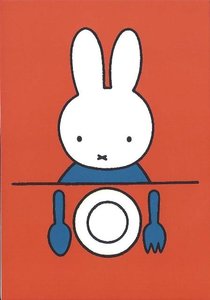 Nijntje Miffy Postcards | Nijntje aan tafel