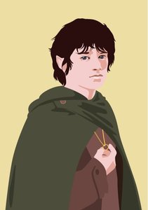 Pop Art Postcard | Lord of the Rings - Frodo