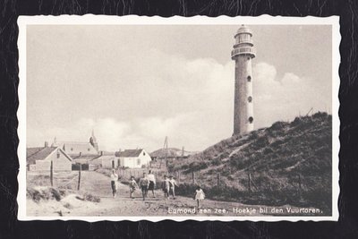 Oud Hollandse Postkaart | Hoekje bij den Vuurtoren