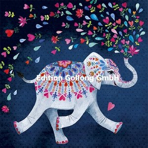 Mila Marquis Postkarte | Elefant