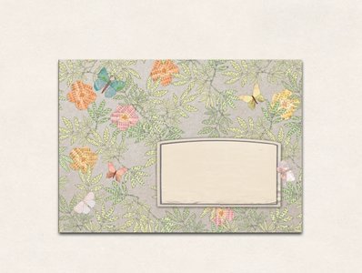 10 x Briefumschläge TikiOno | Schmetterlinge 