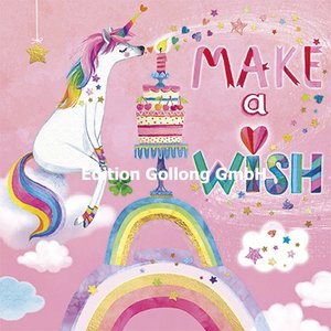 Mila Marquis Postcard | Make a wish (Unicorn)
