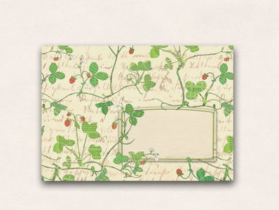 10 x Envelop TikiOno | wilde aardbeien