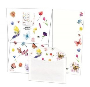 Writing Set | Vlinders & bloemen, Michelle Dujardin