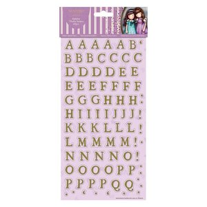 Gorjuss Alphabet Thicker Stickers (166pcs) - Santoro