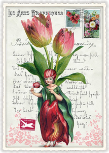 PK 681 Tausendschön Postcard | Tulpenfee