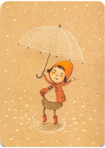 Postcard Gutrath Verlag | Umbrella