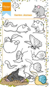 Marianne Design Clear Stamp | garden animals