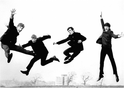 Postcard | The Beatles - Jumping