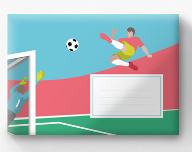 Envelope Set C6 - Soccer (crissXcross)