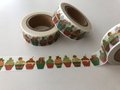 Washi Masking Tape | Christmas Cupcakes