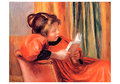 Postcard | Auguste Renoir - Girl Reading