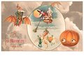 Victorian Halloween Postcard | A.N.B. - A halloween wish