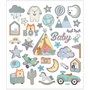 Seal Sticker with Silver Foil | Baby Boy