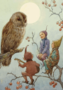 Postcard Margareth W. Tarrant | A Carol for Brown Owl