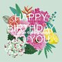 Cartita Design Postcard | Happy Birthday (flowers)