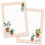 A5 Plants Notepad - Double Sided