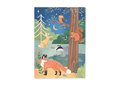Woodland Animals Postcard