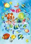 Nina Chen Postcard | Fishes