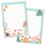 A5 Christmas Pastel Notepad - Double Sided