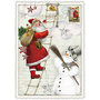 PK 867 Tausendschön Postcard Christmas - Santa Snowman