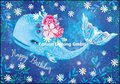 Wildblume by Tieneke Double Card | Happy Birthday (Whale)