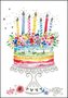 Carola Pabst Double Card | Birthday cake