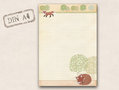 A4 Letter Paper Pad TikiOno | Fuchs