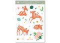 Matte Vinyl Spring Deer Stickers by Mila-Made