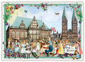 PK 226 Tausendschön Postcard | Bremen, Rathaus und Dom