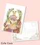 Mushy Mushy girls postcard - Cute Coco - by Dreamchaserart