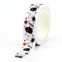 Halloween Washi Masking Tape | White with ghosts, spiders and lollipops