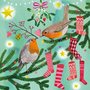 Mila Marquis Postcard Christmas | Robin