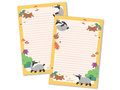 A5 Autumn Badger Notepad - Double Sided by Mila-Made