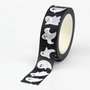 Halloween Washi Masking Tape | Black with Ghosts